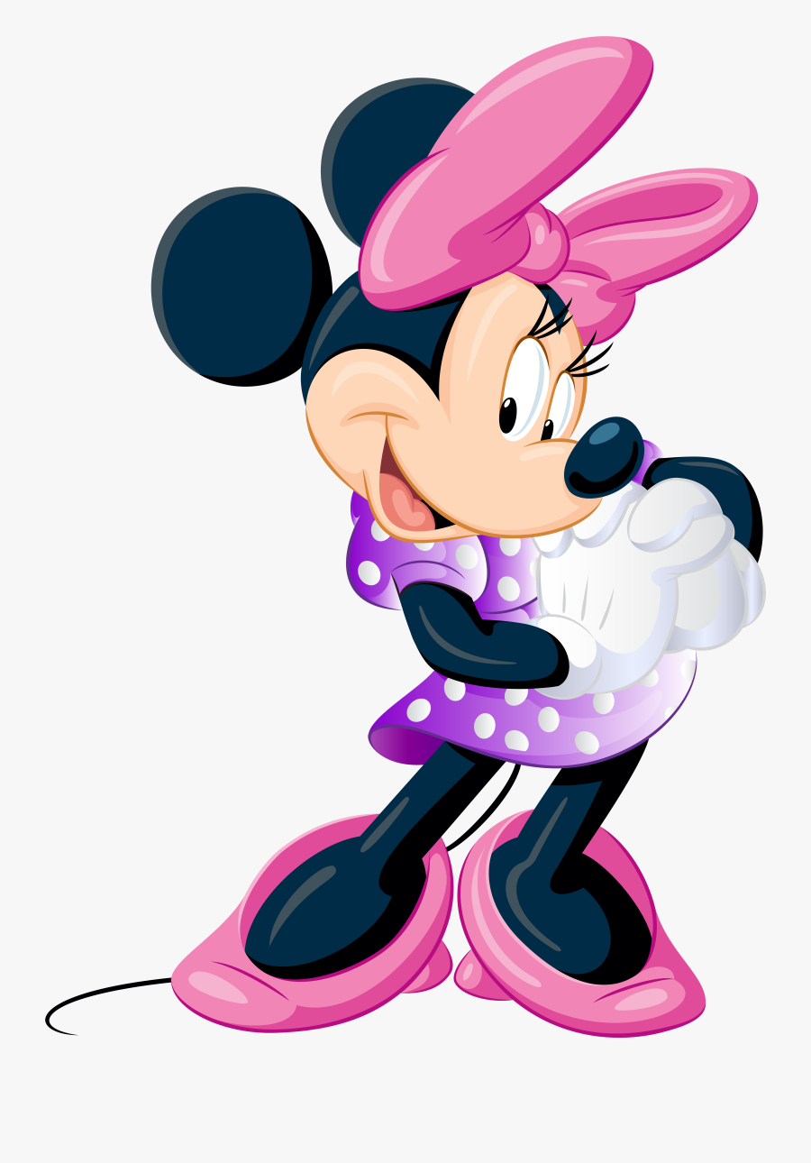 Cartoon,clip Art,animated - Transparent Minnie Mouse Png, Transparent Clipart