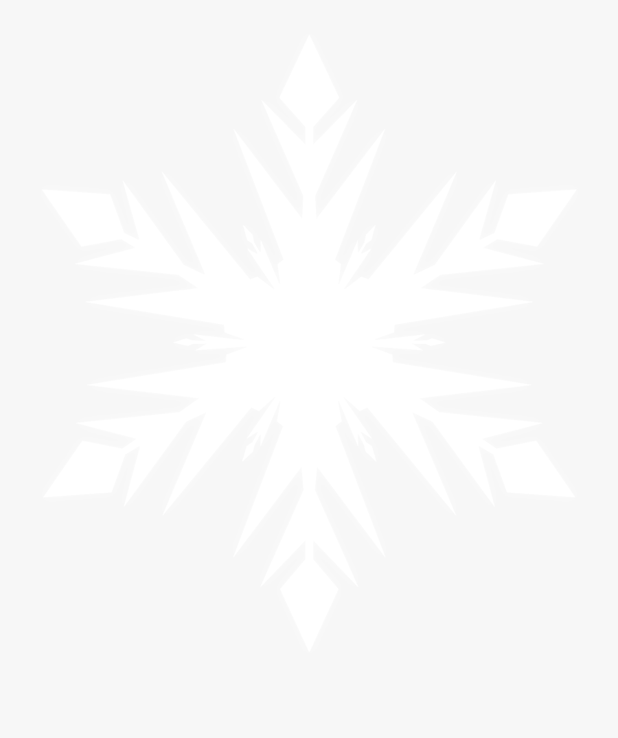 White Snowflake Png Ice Crystal - Elsa Snowflake, Transparent Clipart