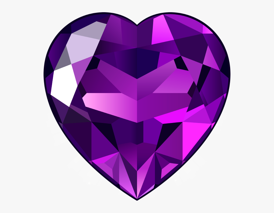 Crystal Clipart Heart For Free Download - Amethyst Clipart , Free ...