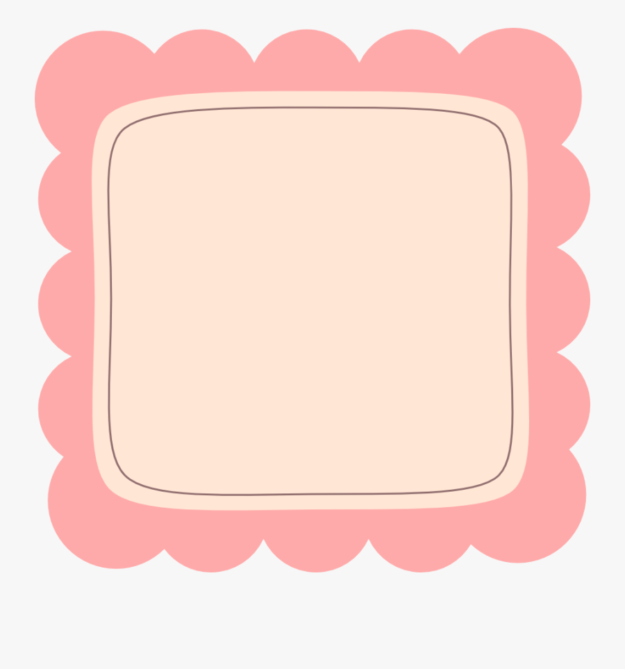 Frame Cute Label Png, Transparent Clipart