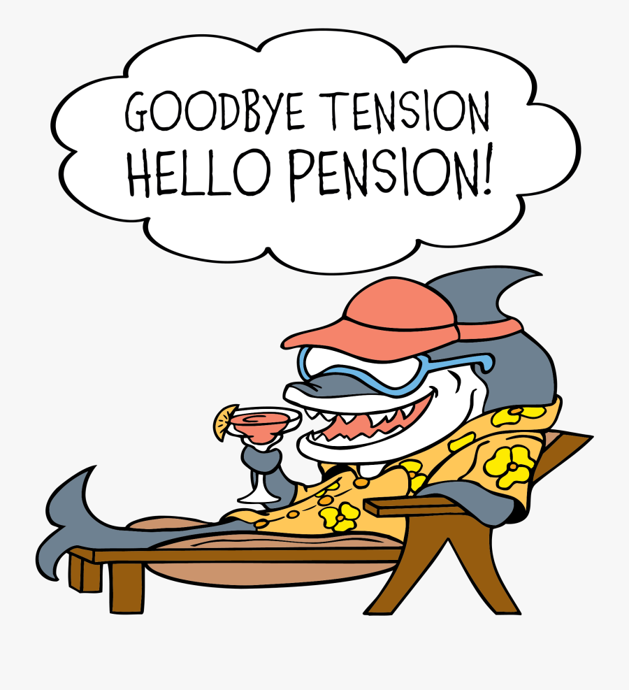 Goodbye Tension Hello Pension Retirement Drinking Retirement - Retirement Clipart Png, Transparent Clipart