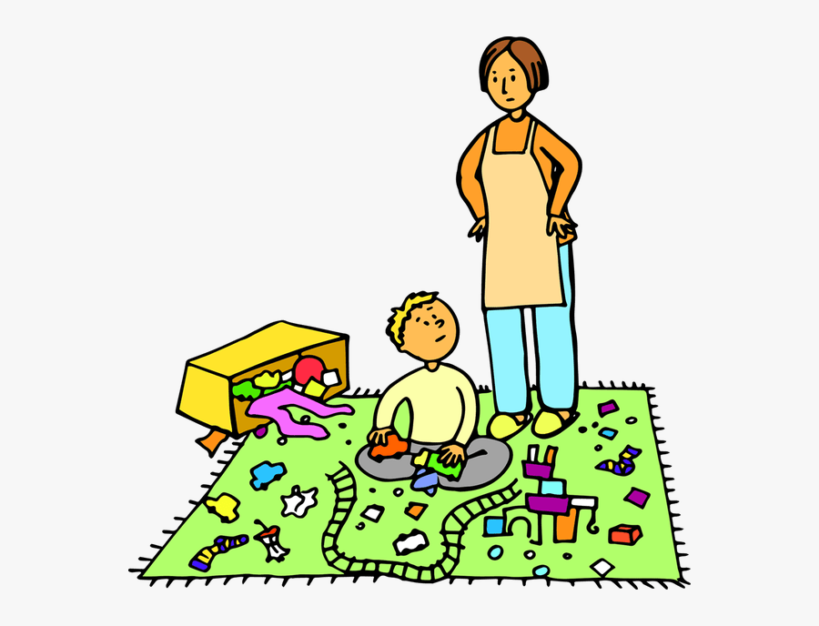 Transparent Clean Up Toys Clipart Cartoon Dirty Room