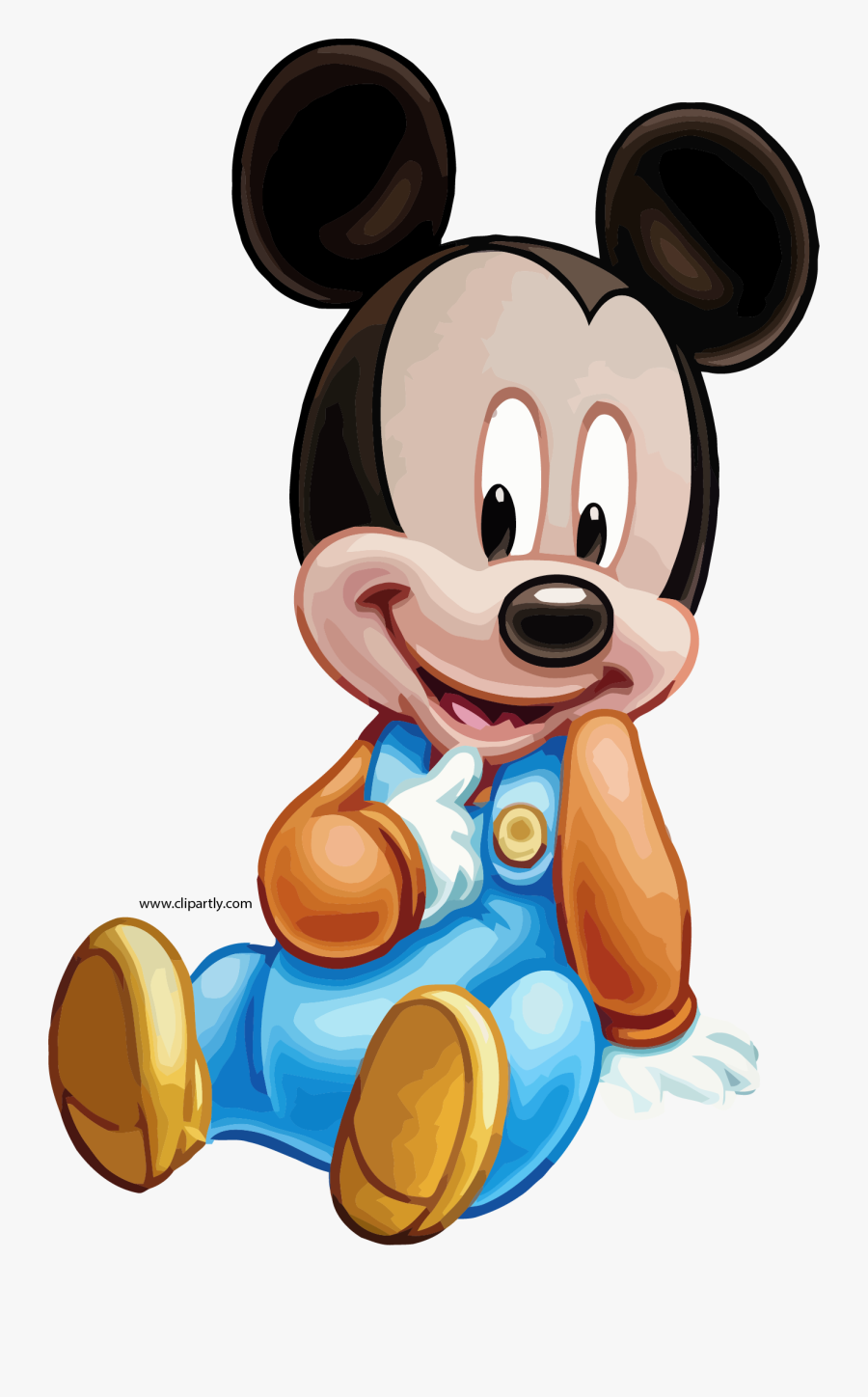 Baby Tall Mickey Clipart Png - Mickey Mouse 1st Birthday , Free ...