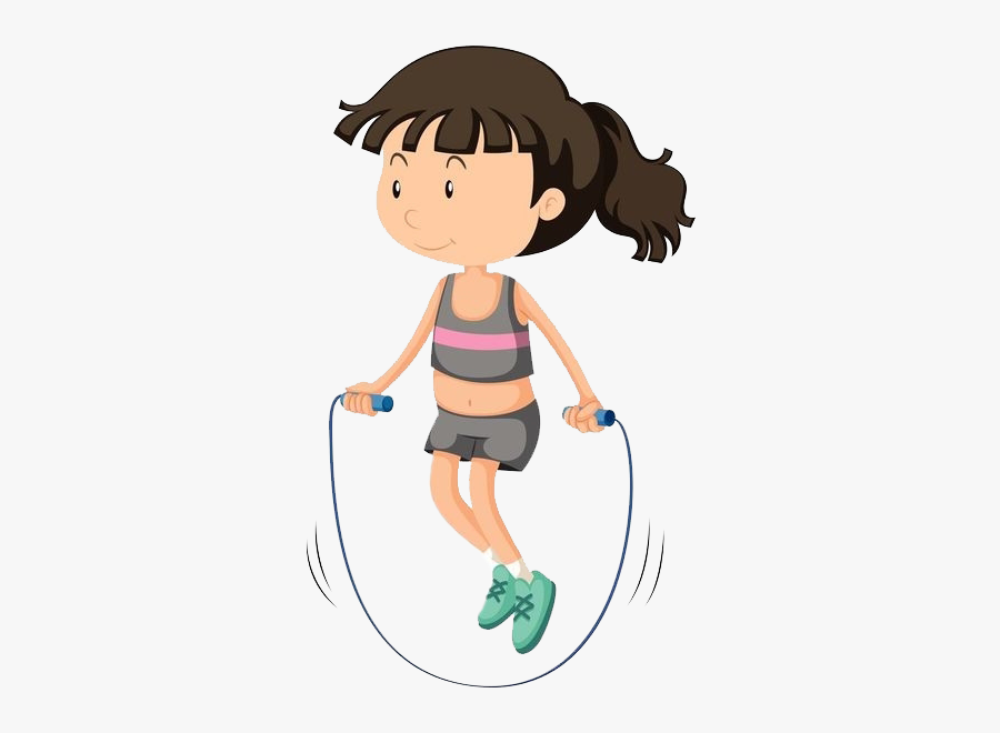 Skipping Rope Royalty Free - Family Exercising Together Clipart, Transparent Clipart