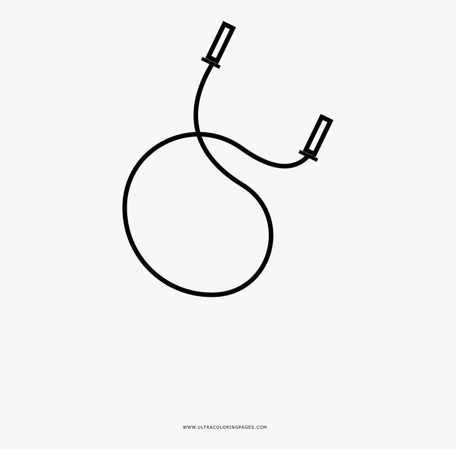 Transparent Jump Roping Clipart - Line Art, Transparent Clipart