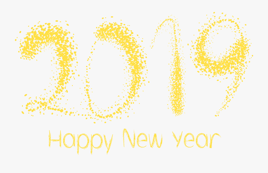 Happy New Year Clipart 2019 , Png Download, Transparent Clipart