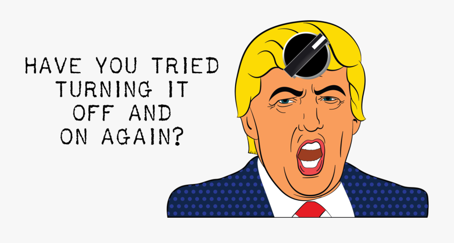 Trump Fathers Day Card, Transparent Clipart