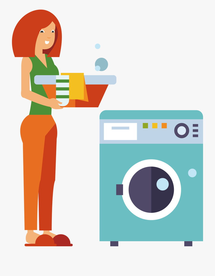 Washing Machine, Transparent Clipart