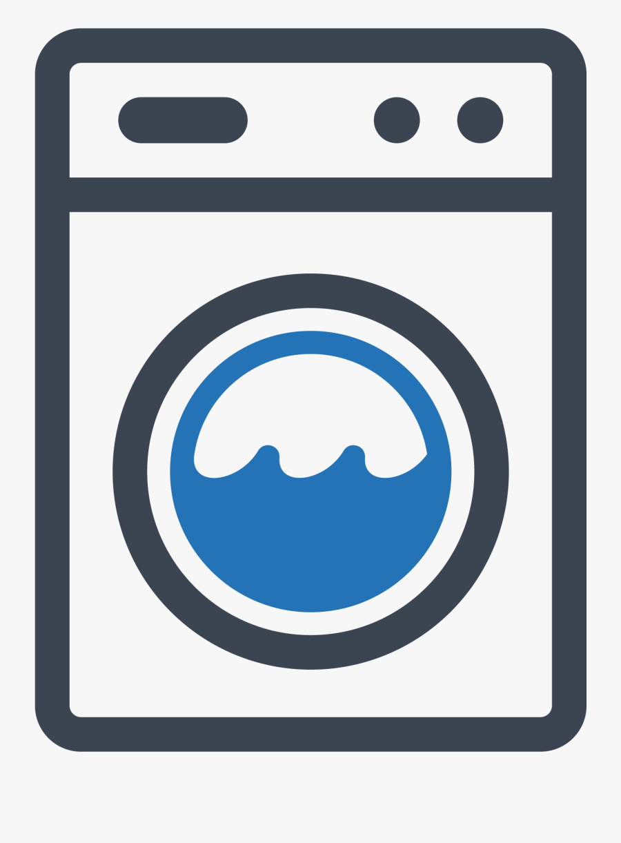 Washing Machine Laundry Cleaning - Washing Machine Icon Png , Free