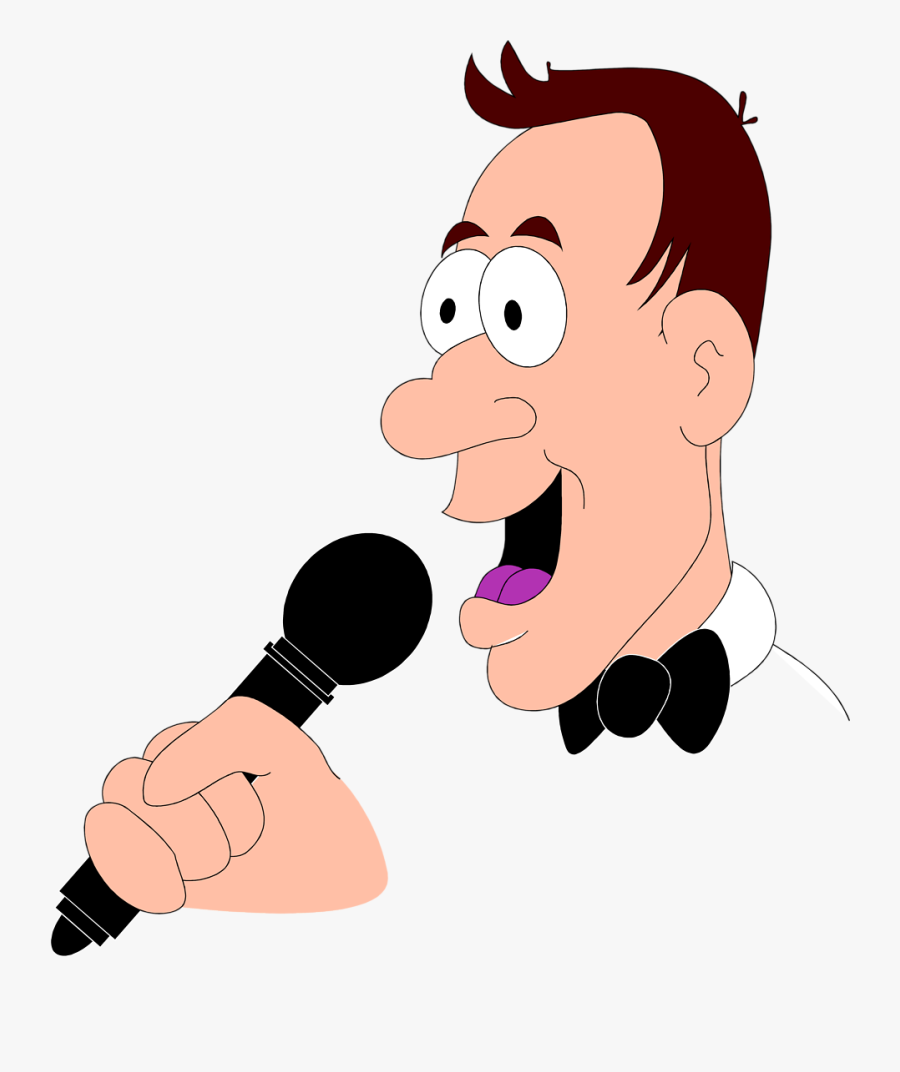 Transparent Singer Clipart - Announcer Png, Transparent Clipart