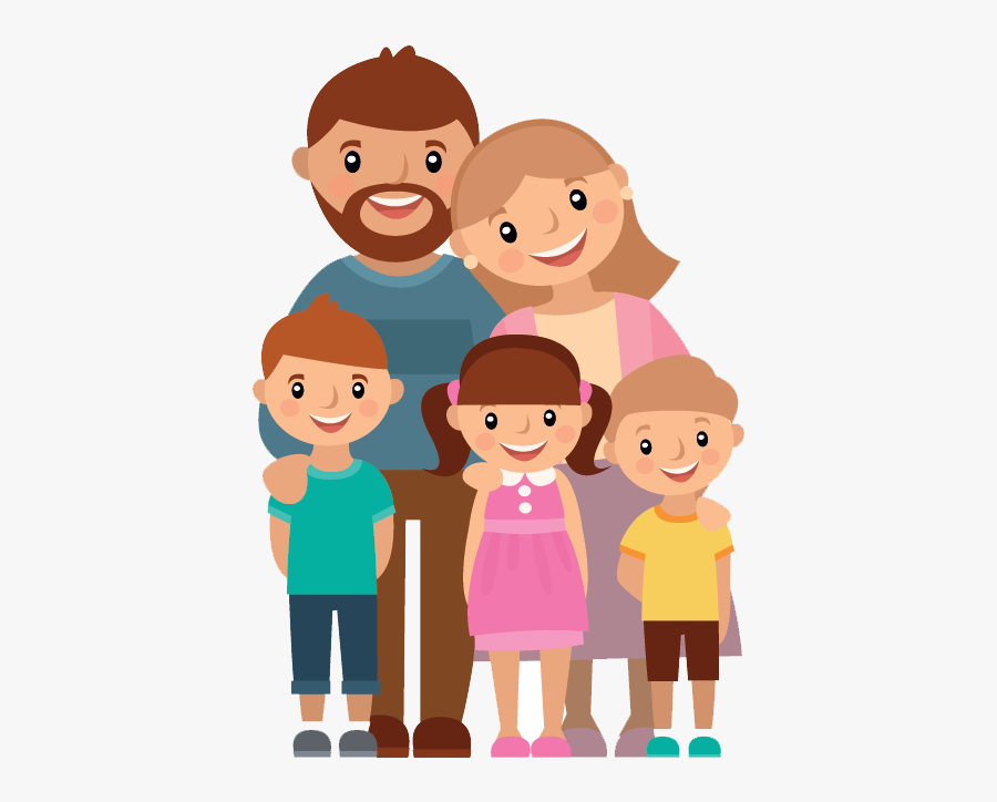 Picture - My Family Cartoon Png, Transparent Clipart