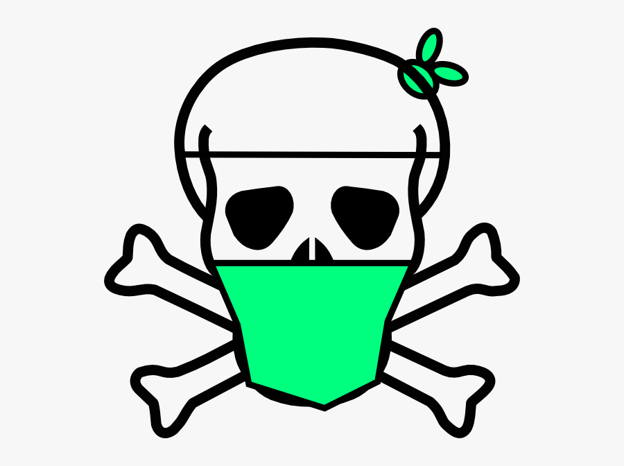 Skull And Crossbones, Transparent Clipart