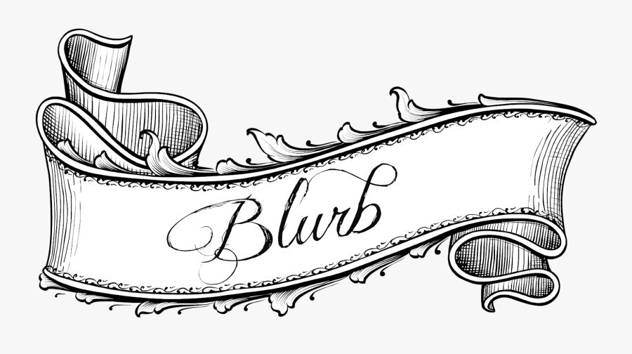 Blurb1 - Tattoo Ribbon Drawings, Transparent Clipart