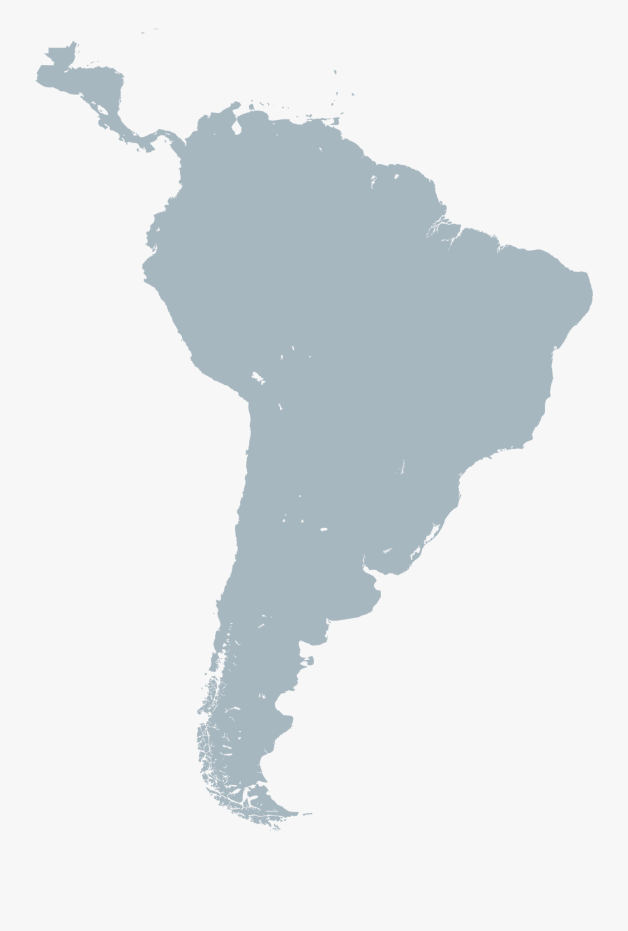 South America Map Png, Transparent Clipart