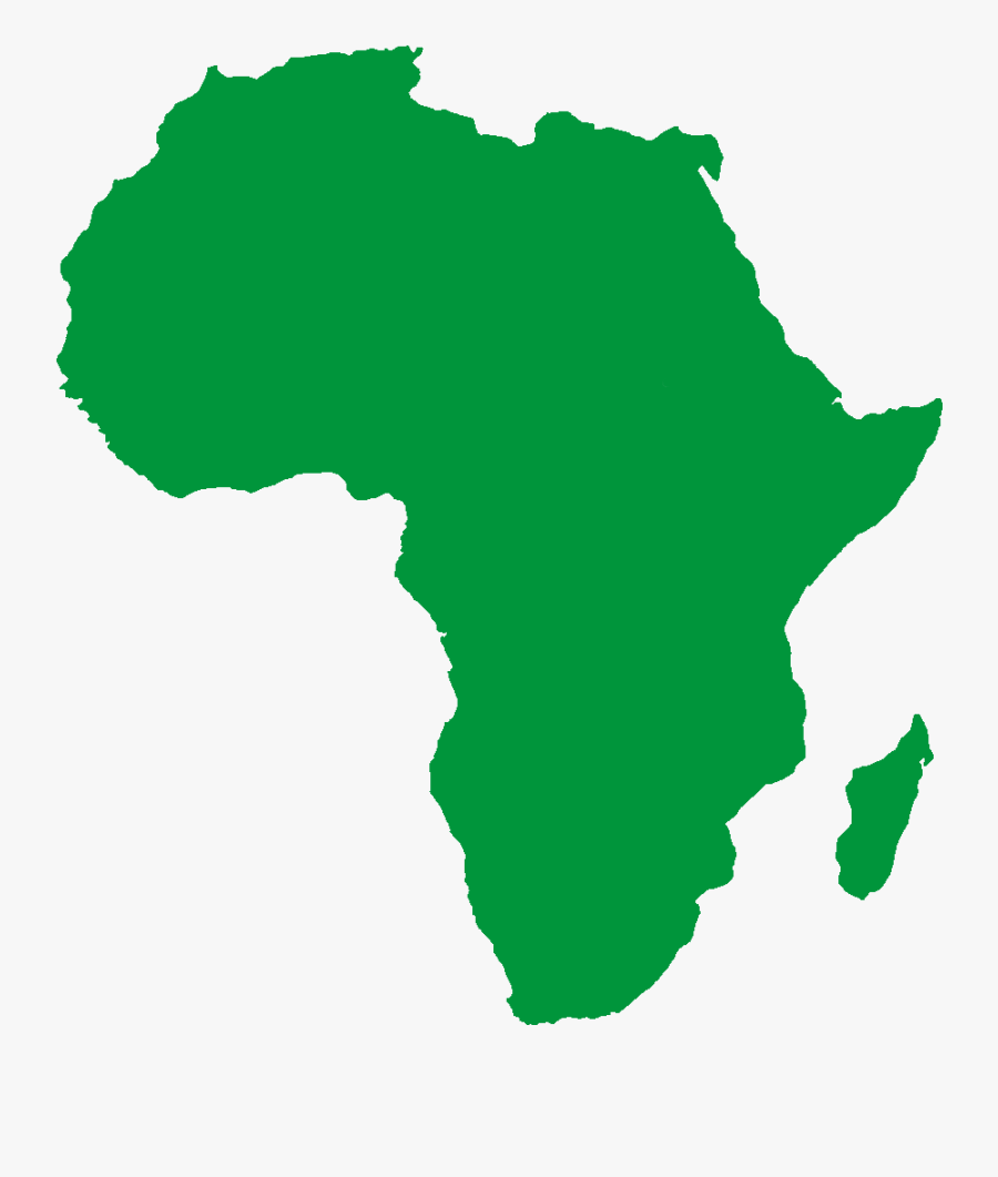 Africa Map Png Black, Transparent Clipart