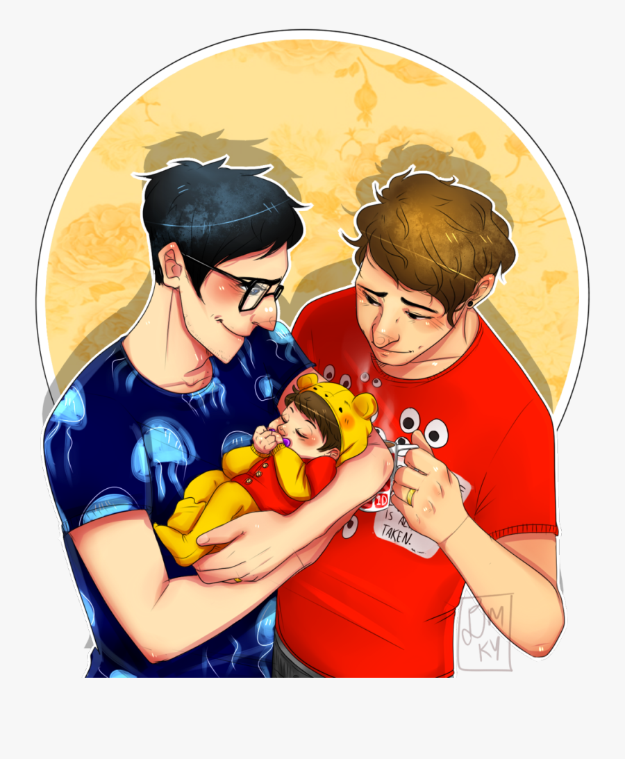 Transparent Dan Howell Png - Dan And Phil And Dil, Transparent Clipart
