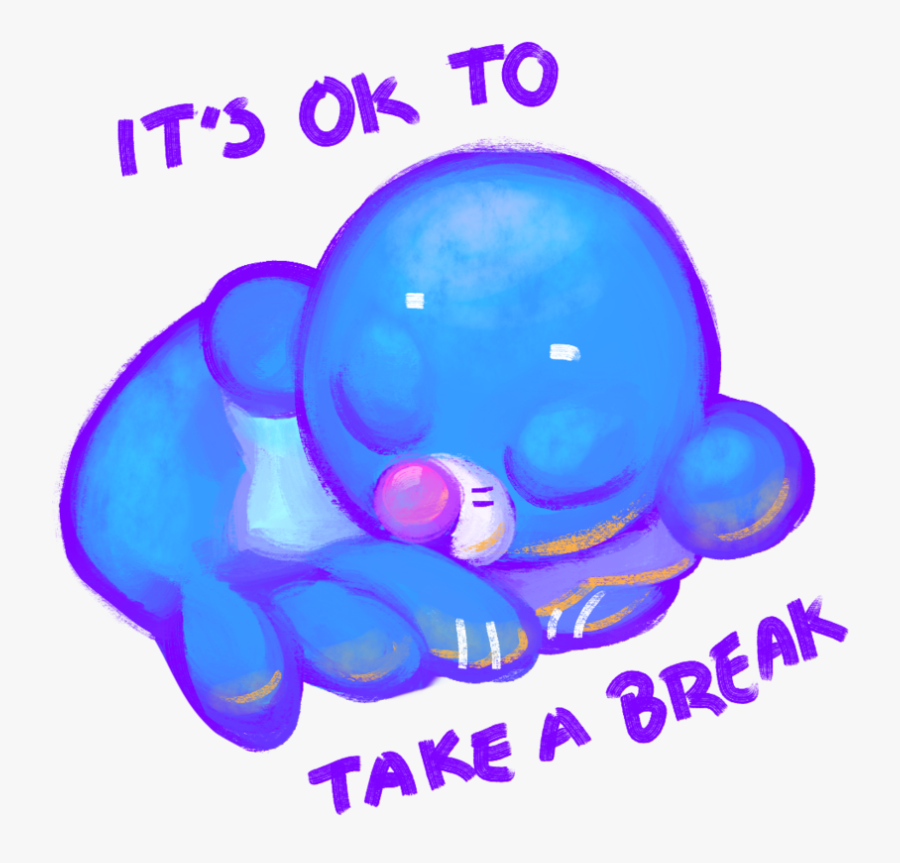 It"s Ok To Take A Break By Pwahlala - Octopus, Transparent Clipart