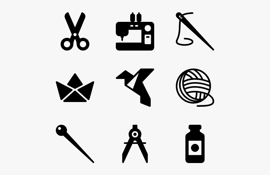 Art & Craft Icon, Transparent Clipart