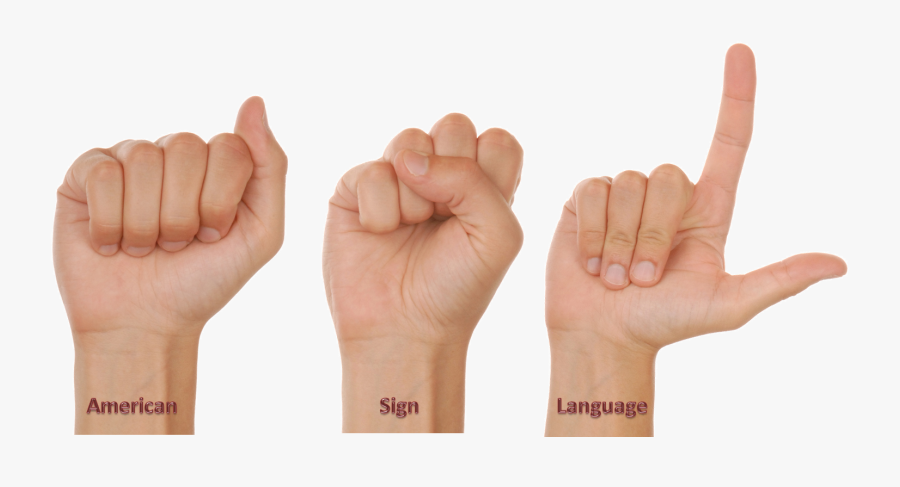 American Sign Language 2019, Transparent Clipart