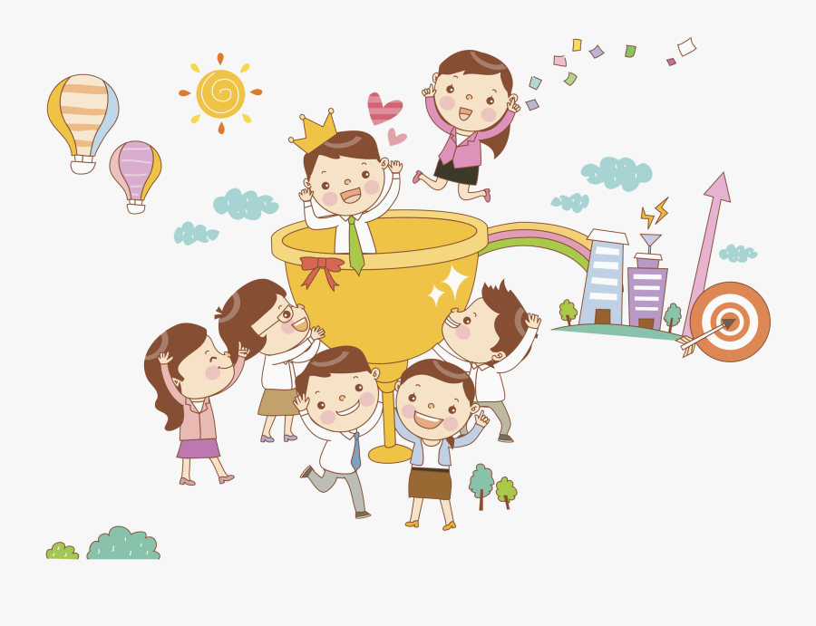 Thoughts Clipart Hope Dream - Trofeo Con Niños, Transparent Clipart
