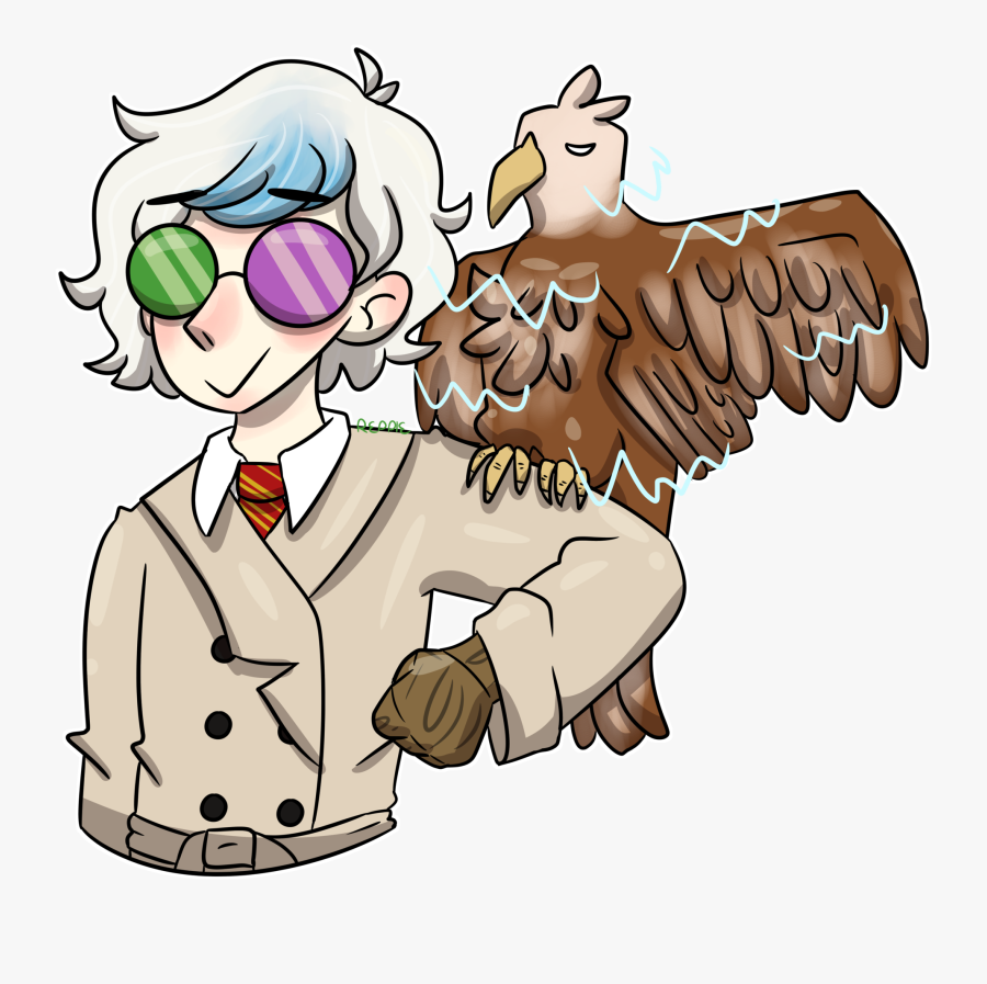 Detective Boi And His Glorified Eagle - Cartoon, Transparent Clipart