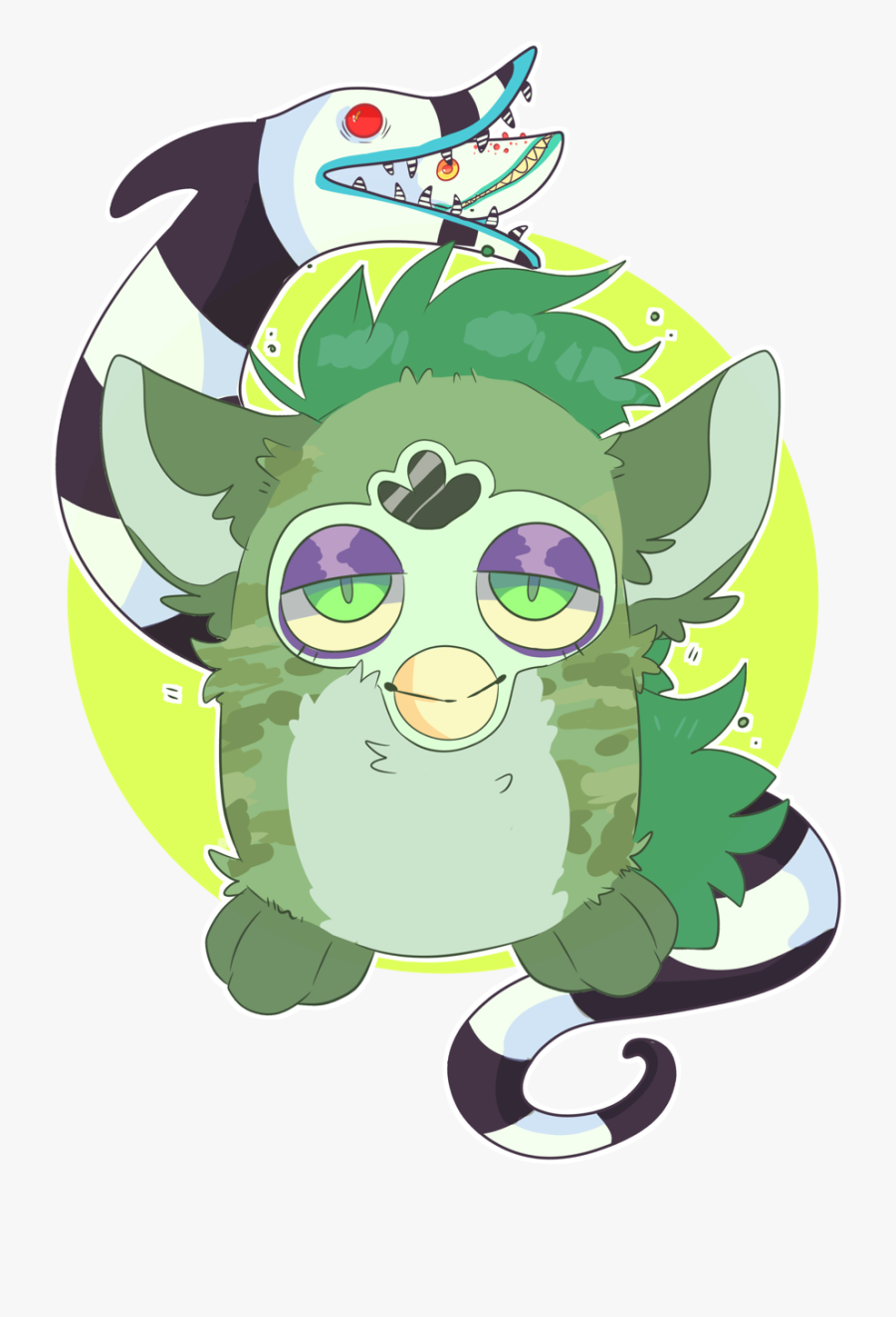 Image - Beetlejuice Furby, Transparent Clipart