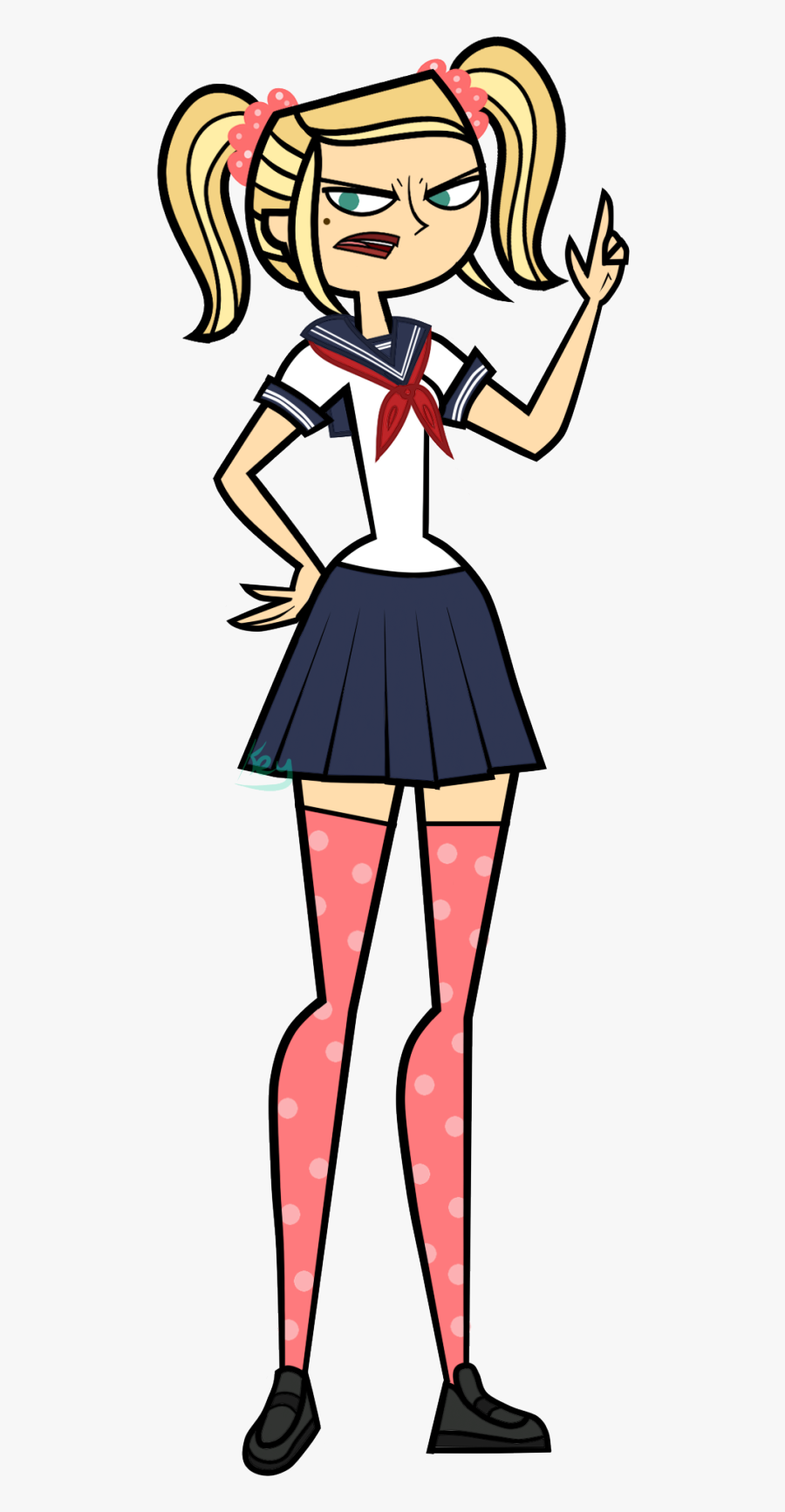 Well, I Thought About How To Make Td Girls In The Form - Yandere Simulator Total Drama, Transparent Clipart