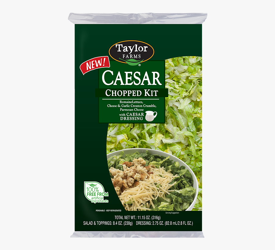 Chopped Caesar Salad Kit, Transparent Clipart
