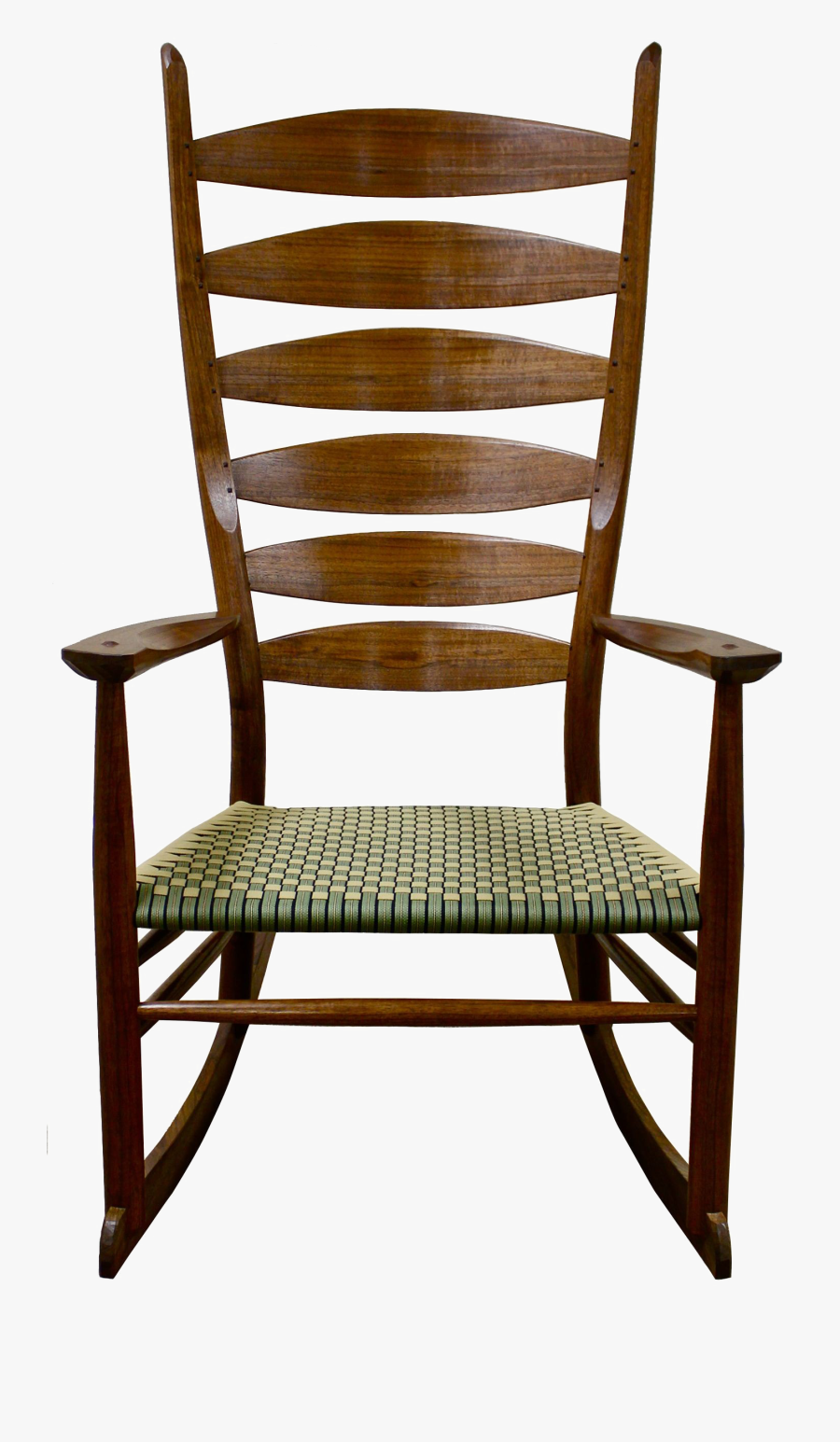 Ladder-back Chair Png Photos - Rocking Chair Front View, Transparent Clipart