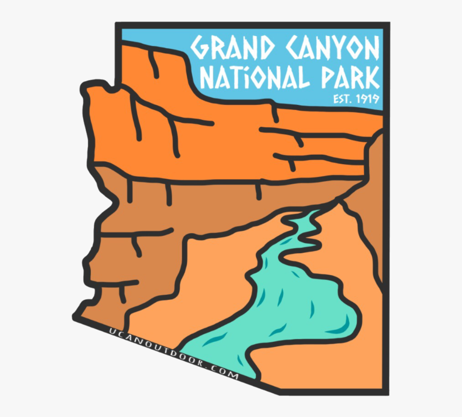 Grand Canyon National Park Sticker , Transparent Cartoons , Free ...