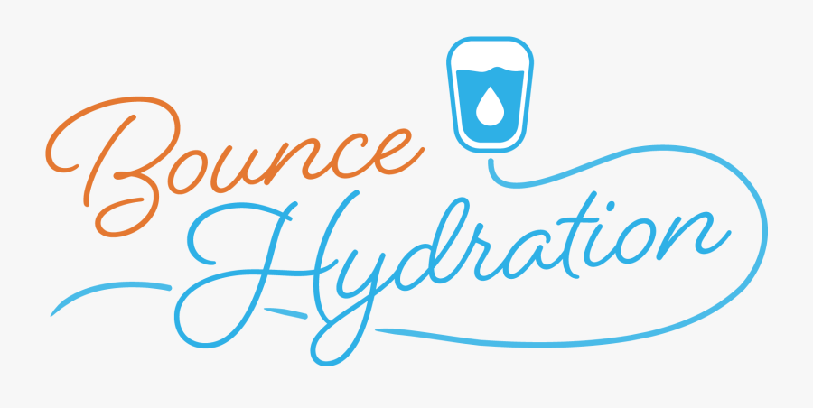 Bounce Hydration - Calligraphy, Transparent Clipart