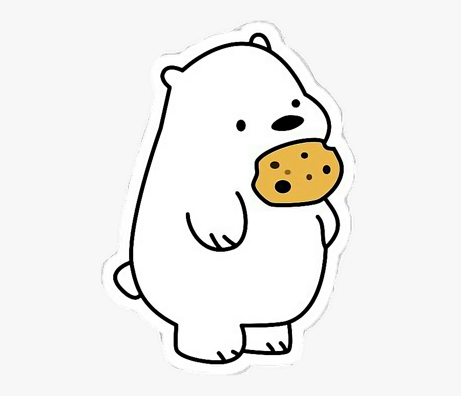 Png We Are Bears Clipart , Png Download - Ice Bear With Cookie, Transparent Clipart
