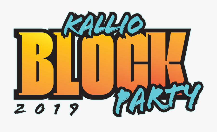 Kallio Block Party - Kallio Block Party 2019, Transparent Clipart