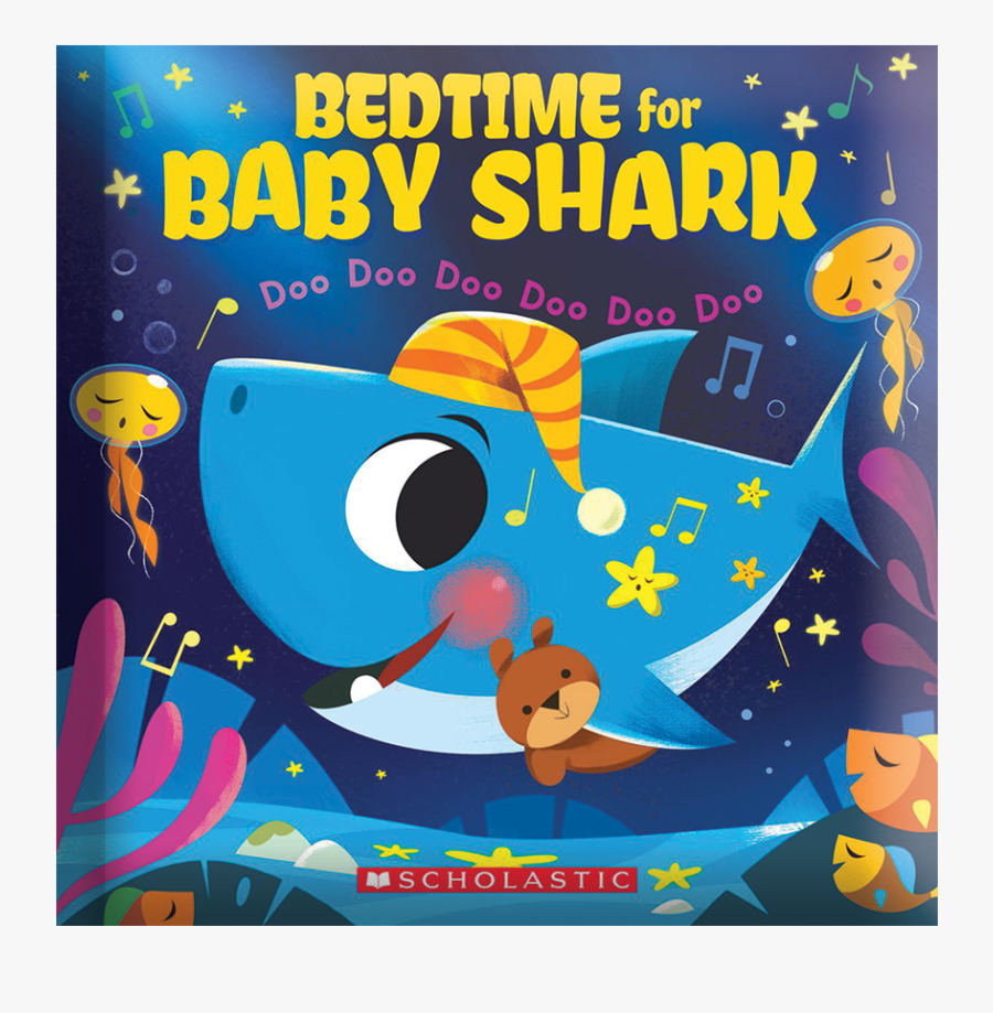 Bedtime For Baby Shark Book , Free Transparent Clipart - ClipartKey