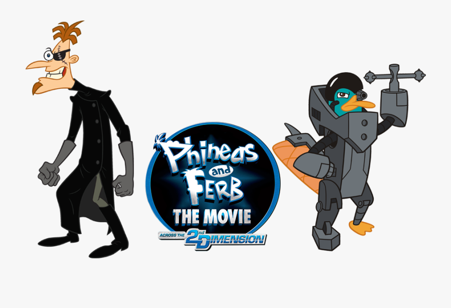 Transparent Phineas And Ferb Png - Phineas And Ferb The Movie Logo, Transparent Clipart