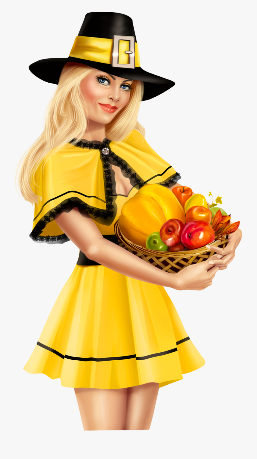 Halloween Illustrations Girl Fashion, Transparent Clipart