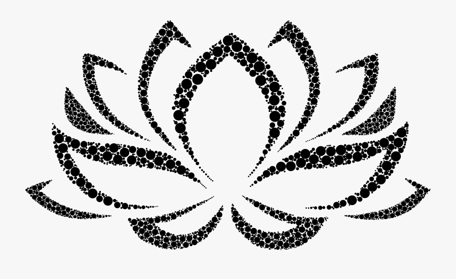 Flower Clipart Circles - Lotus Flower Hindu Symbols, Transparent Clipart