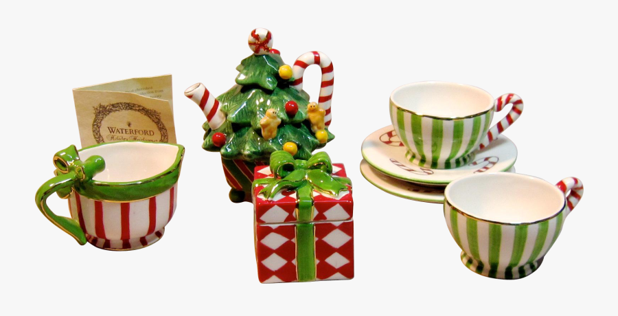 Clip Art Christmas Mini - Christmas Ceramic Sets, Transparent Clipart