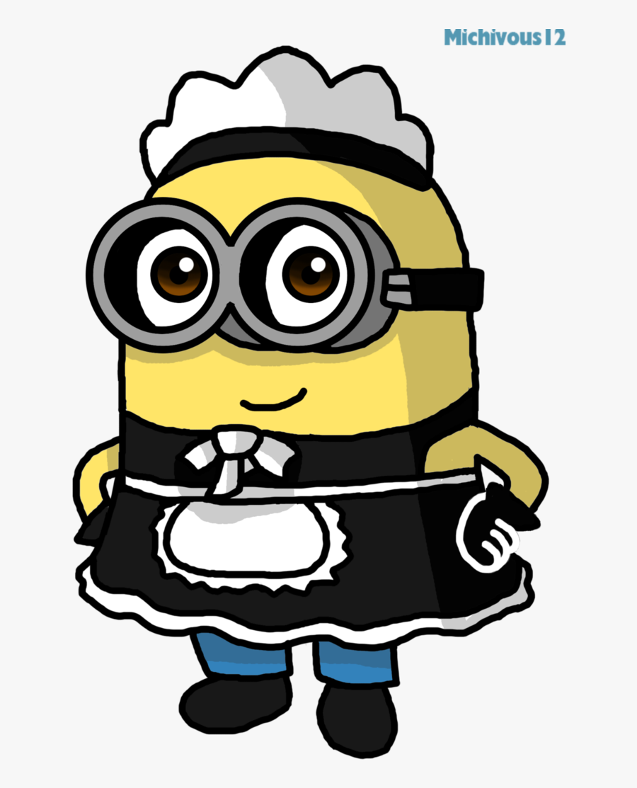 Maid Drawing Minion Clip Art Library Library - Minions Drawing, Transparent Clipart