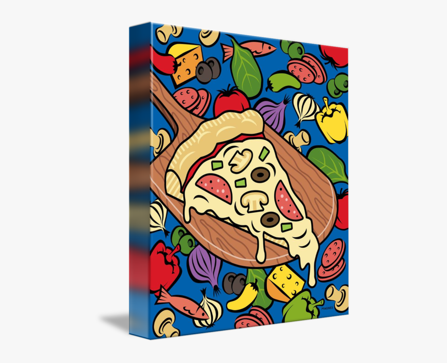 Digital Art Pizza, Transparent Clipart