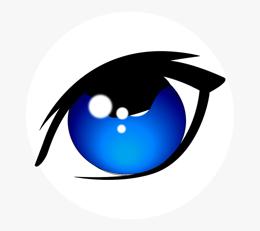 Eye, Blue, Eyeliner, Kohl, Iris, Pupil, Eyelashes - Devil Eyes Transparent Background, Transparent Clipart