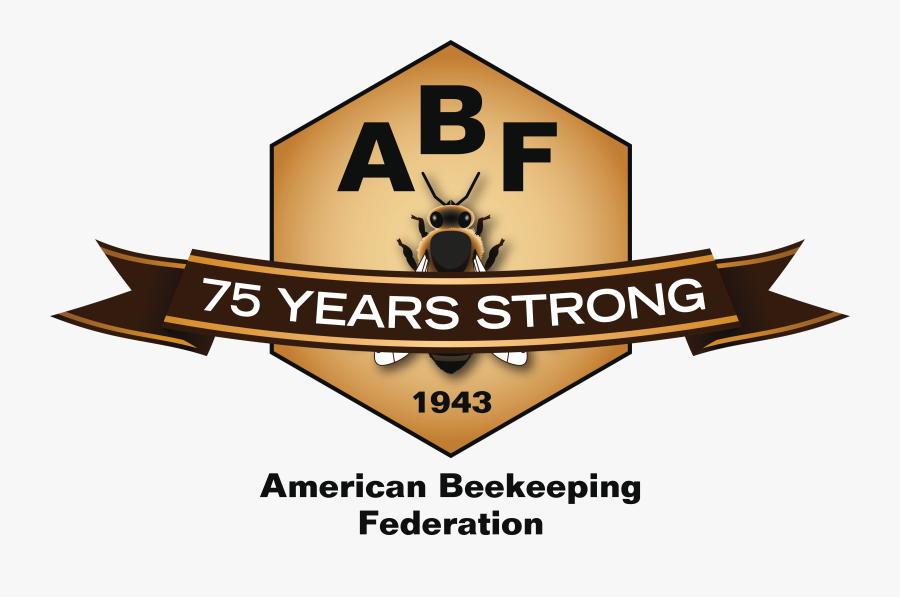 Abf 75th Anniversary Logo Final - American Beekeeping Federation, Transparent Clipart