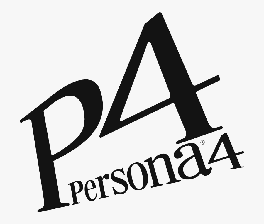 Persona 4 Video Game Logo - Shin Megami Tensei Persona 4 Logo, Transparent Clipart