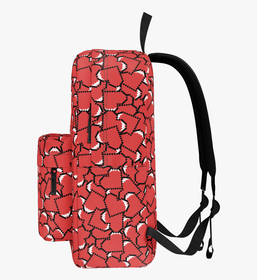 Transparent Pixel Heart Png - Backpack, Transparent Clipart