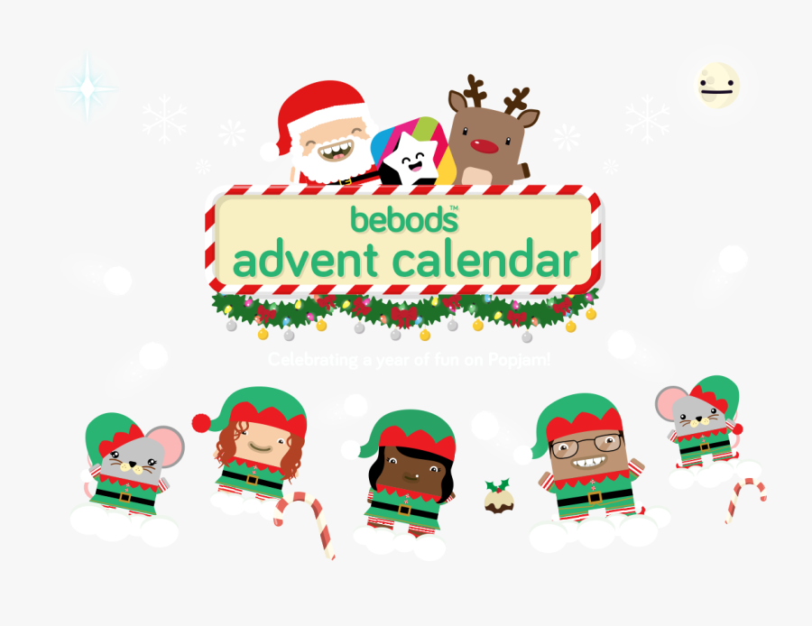 Bebods Advent Calendar - Cartoon, Transparent Clipart