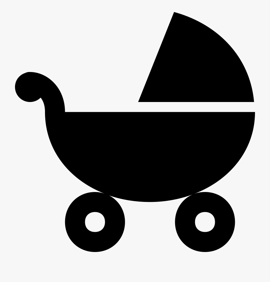 Baby Stroller Icon Png, Transparent Clipart