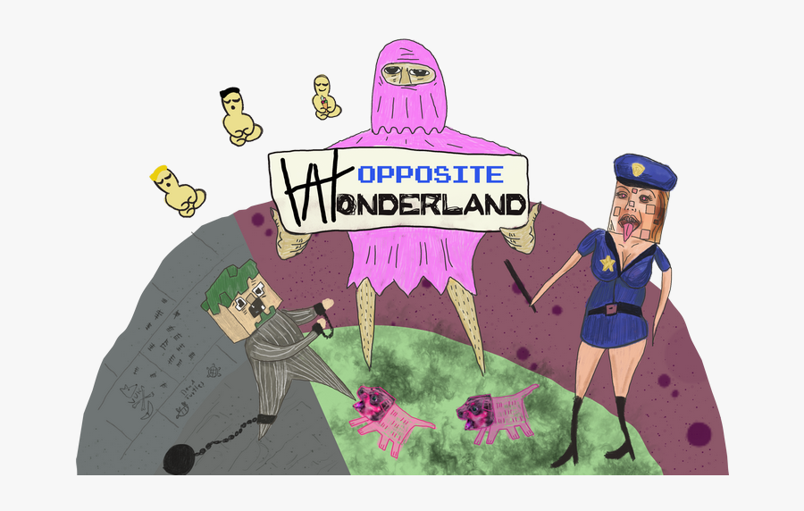 Opposite Wonderland - Cartoon, Transparent Clipart