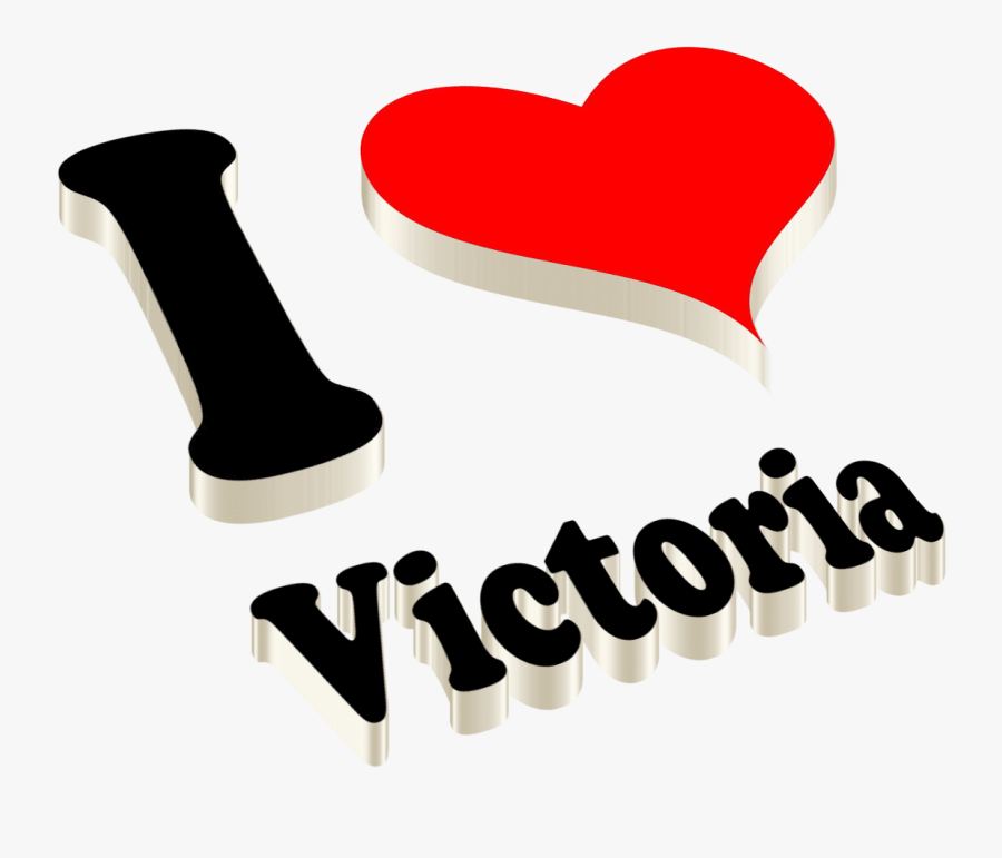 Victoria Heart Name Transparent Png - Himani Name, Transparent Clipart