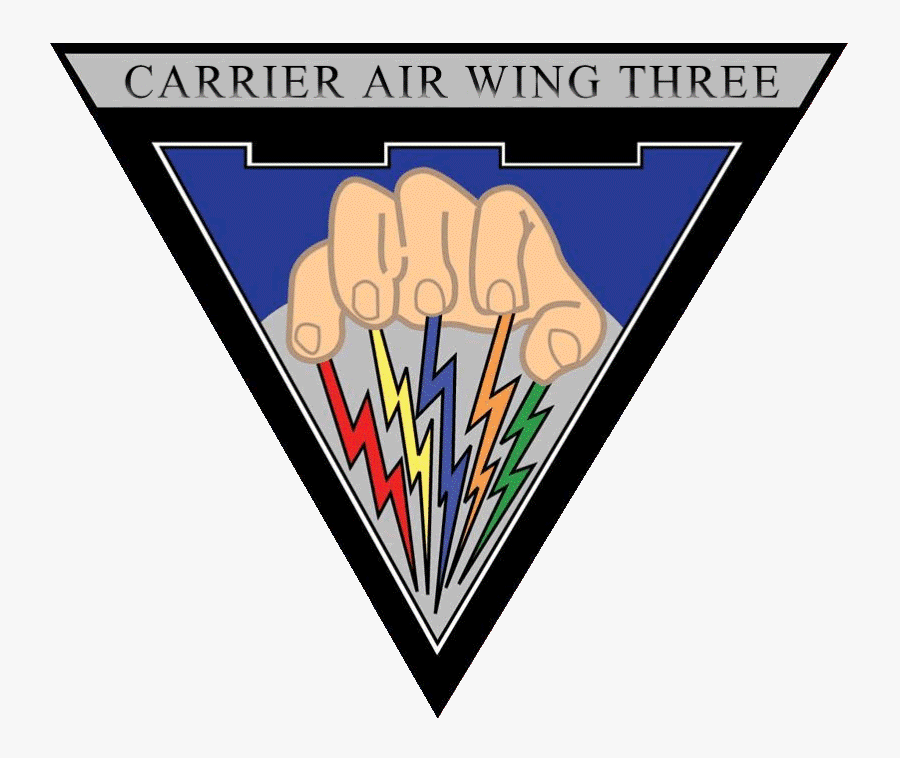 Carrier Air Wing 3 Patch - Carrier Air Wing 3 Logo, Transparent Clipart