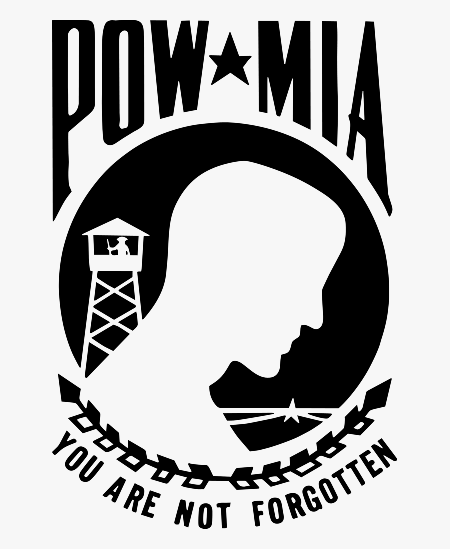 Vector Pow Mia Logo, Transparent Clipart